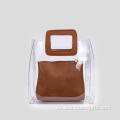 Bolso transparente de PVC impermeable